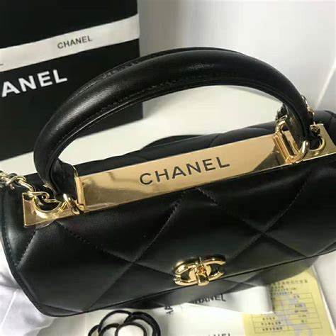 chanel small bag with handle